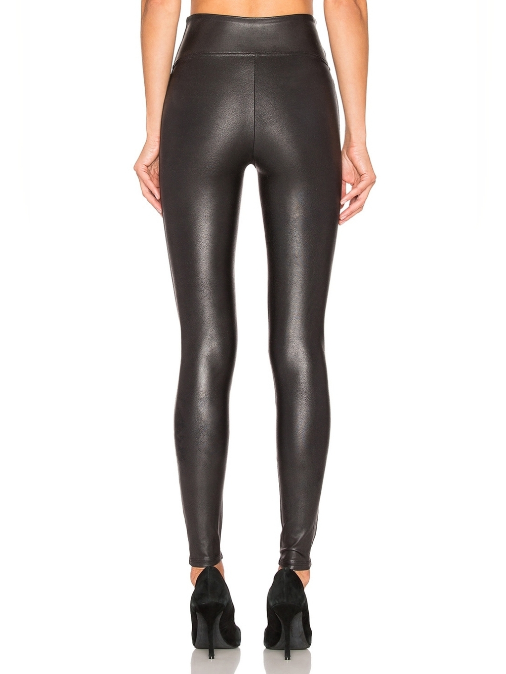 Spanx Faux Leather Leggings in Black L - Picture 3 of 7